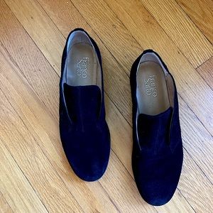 Black Suede Franco Sarto flats (size 9.5)